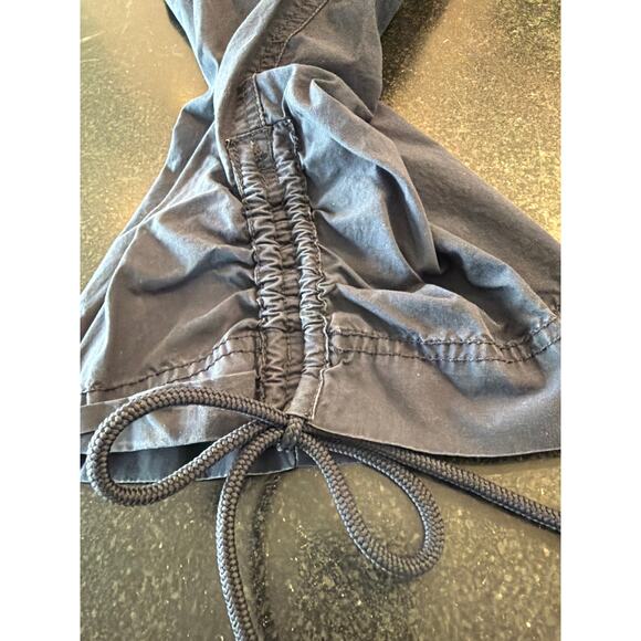 Caribbean Joe 100% Cotton navy twill capri pants 14 - Picture 6 of 8